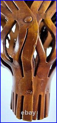 Billiard Pool Table Pockets Genuine Leather withFringe/Tassels Brown Set of 6