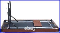 Billiard Table, 65.75 Folding Pool Table with Balls, Cues, Chalk, Brush&Triangle