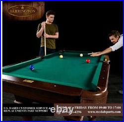 Billiard Tables 90 Inch Ball And Claw Leg Pool With Cue Racks And Dartboard Sets