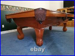 Billiard table pool table used 8ft, buyer disassembly, pickup