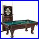 Billiards-Barrington-90-Ball-Claw-Leg-Pool-Table-with-Cue-Rack-Dartboard-Set-01-bt