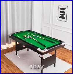 Billiards Table Portable Pool Table Easy Folding for Storage Billiard Table Set