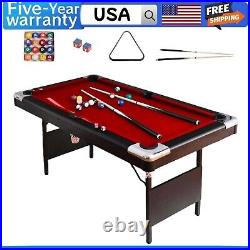 Billiards Table Portable Pool Table Easy Folding for Storage Billiard Table Set