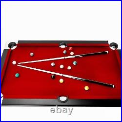 Billiards Table Portable Pool Table Easy Folding for Storage Billiard Table Set