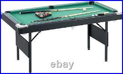 Billiards Table Portable Pool Table Tabletop, 65Pool Table Set Indoor&Outdoor