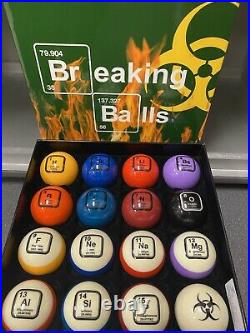 Breaking Balls Periodic Table Billiard Balls Pool Ball Set