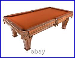 Brittany Pool Table 7' in Cinnamon Finish Customizeable with FREE SHIPPING