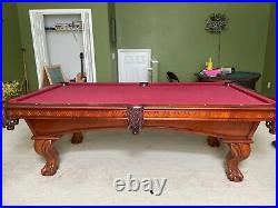 Brunswick 2004 8 ft. Pool table (red)
