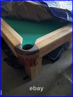 Brunswick 8 Foot Pool Table Brand New Felt Completely Restored
