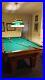 Brunswick-8-pool-table-Excellent-condition-Balls-cues-chalk-Seldom-used-01-kg