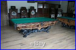 Brunswick 9' Monarch Antique Pool Table