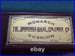 Brunswick-Balke-Collander Collection The Monarch Cushion Pool Table SLATE