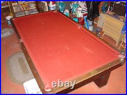 Brunswick Balke Collender Billiards Pool Table with many extras