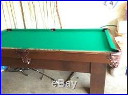 Brunswick Balke Collender Co. Monarch Cushion Pool Table