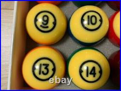 Brunswick Centennial Gold Crown Pocket Balls Pool table Billiards