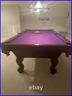 Brunswick Contender Allenton 8 ft Pool Table COMES WITH CUES, BALLS, AND RACK