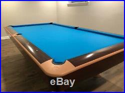 Brunswick Gold Crown 9' Pool Table Mahogany Drop pocket