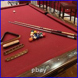 Brunswick Gold Crown III (3) 9 foot pool table