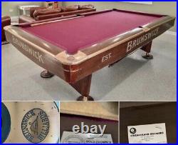 Brunswick Gold Crown IV 9' Pool table
