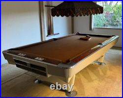 Brunswick Gold Crown Pool Table Billiards Vintage