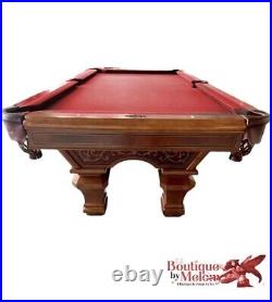 Brunswick Hawthorne 9' Vintage Slate Pool Table and Accessories 3 Piece