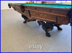 Brunswick Monarch Antique pool table