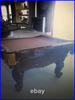 Brunswick Orleans Pool Table With Wood rack