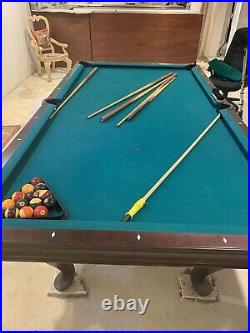 Brunswick Pool Table SLIGHTLY USED GREAT CONDITION Nearly Brand New
