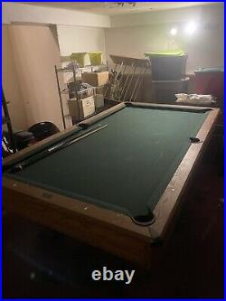 Brunswick pool table used 8ft