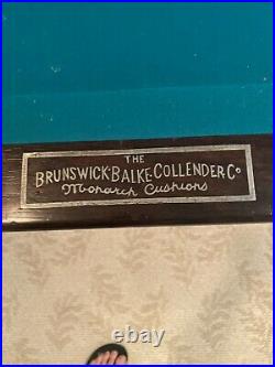 Brunswick regina antique Pool Table 1924