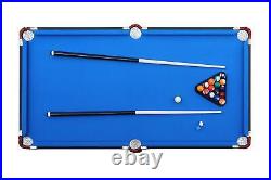 Crux 55 in Folding Billiard/Pool Table (Blue)
