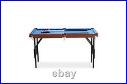 Crux 55-inch Folding Billiard/Pool Table Portable and Space Blue Original
