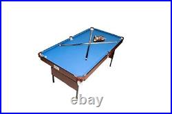 Crux 55-inch Folding Billiard/Pool Table Portable and Space Blue Original