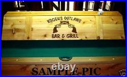 Custom Led Pool Table Light with your name logo! Billiards