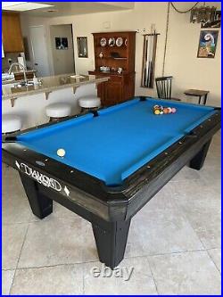 Diamond Pool Table, Excellent Condition Pro Am. With Many Extras