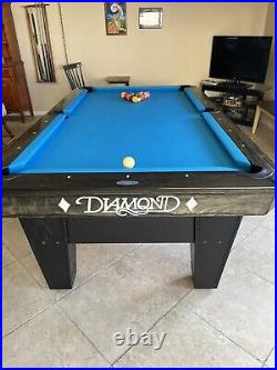 Diamond Pool Table, Excellent Condition Pro Am. With Many Extras