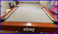 Diamond Red Label Maple Pool Table 8'+ with balls and cues