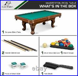 EastPoint Sports 87 Masterton Pool Table with BIlliard Cues