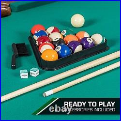 EastPoint Sports Billiard Pool Table 87 Inch Scratch Resistant Top Rail Bui