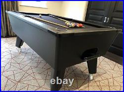 Exclusive Carbon Fibre Style Pool Table Stealth matt black edition