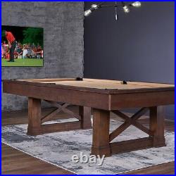 Farmhouse 8' Pool Table, Cappuccino