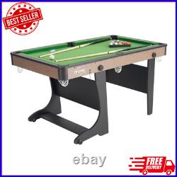 Folding Pool Table 60 Steady Indoor Billiard Game With Complete Accessories Set