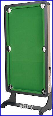 Folding Pool Table Billiard Complete Game 60 Set with Accessories