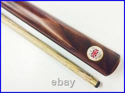 GCE English ASH Pool Snooker Billiard Cue 60 inch (Red Flame) Good Breaking Cue