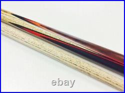 GCE English ASH Pool Snooker Billiard Cue 60 inch (Red Flame) Good Breaking Cue