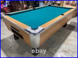 Great American Pool Table 7' Coin operated
