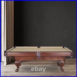 Hathaway Augusta 8-ft Pool Table Walnut Finish with Camel Brown