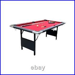 Hathaway Fairmont Portable 6-Ft Pool Table for Families with Easy Folding for