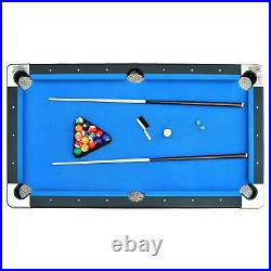 Hathaway Fairmont Portable Pool Table, 6-Ft, Blue/Black