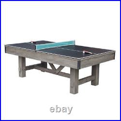 Hathaway Logan 7-ft 3-in-1 Multi Game Dining Table with Pool and Ping Pong